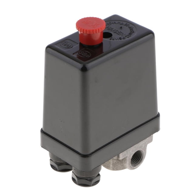 Válvula de control de presión Baoblaze interruptor de compresor de aire 1 puerto 3 puerto