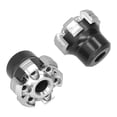 thumbnail image 4 of 2PCS Wheel Fork Frame Sliders Crash Protection CNC Aluminium Alloy Universal for Motorcycles BikesSilver, 4 of 5