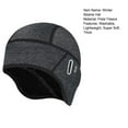 thumbnail image 7 of Unisex Thermal Winter Beanie Fleece Lined Windproof With Glasses Holes For Cycling, 7 of 7