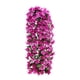 thumbnail image 2 of Guirnalda de pared colgante de flores violetas artificiales para bodas, decoración del hogar y eventos, ramos reutilizables de seda de orquídeas y glicinas, 2 of 6