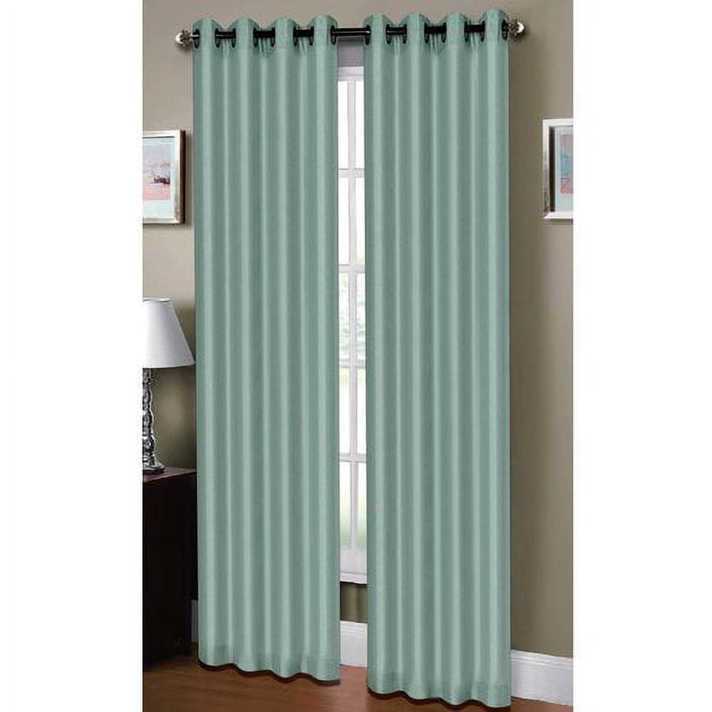 Raphael Heathered Faux Linen Extra Wide Grommet Curtain Panels
