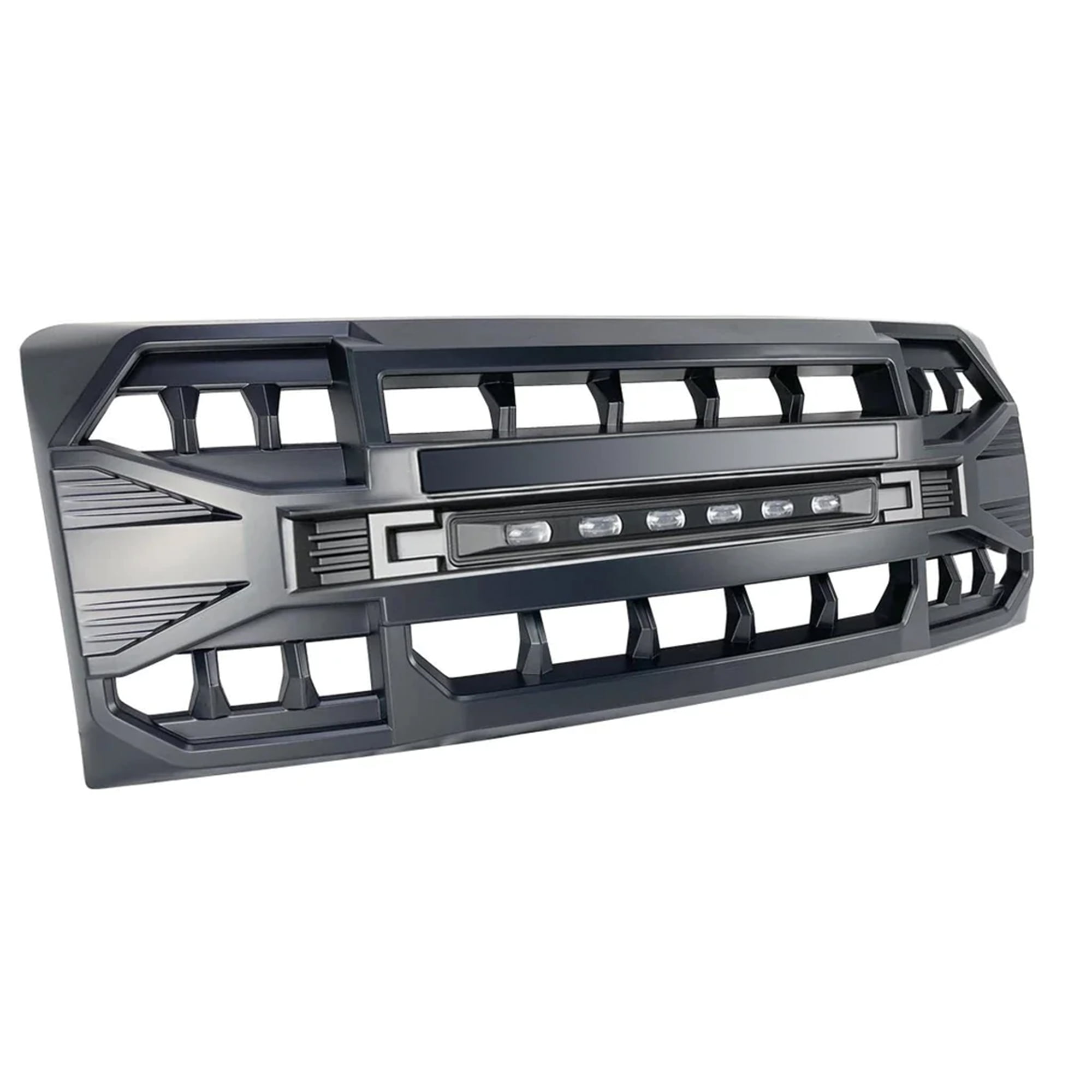 AMERICAN MODIFIED Armor Grille w/Off Road Lights for 2009-2014 Ford F150