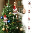 thumbnail image 7 of SLYNSHome Christmas Tree Plush Ornaments,Hanging Santa Snowman Bear Deer Decorations Xmas Tree Plush Pendants for Xmas Party Supplies, 7 of 7
