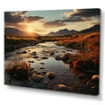 thumbnail image 2 of Designart "Brown Montana horizon" Landscapes Canvas Print, 2 of 5