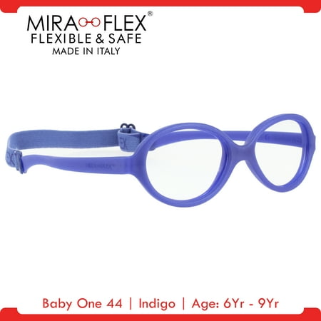 Miraflex: Baby One 44 Unbreakable Kids Eyeglass Frames | 44/16 - Indigo | Age: 6Yr -