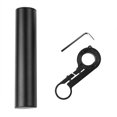 thumbnail image 1 of Bicycle Extension Frame Handlebars Accessories Bike Lamp Phone Holder (black 10cm alloy tube), 1 of 4