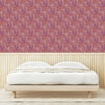 thumbnail image 3 of Ambesonne Floral Peel & Stick Wallpaper for Home, Flowery Meadow Spring Print, 13"x36", Lavender Salmon and Pink, 3 of 5