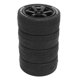 thumbnail image 5 of 4pcs Ruedas 1/10 RC, Neumáticos De Goma De Plástico Reemplazo De Ruedas RC Para Automóviles De Control Remoto TT01, TT02, XV01, XV02, HSP 94123, 94122, 5 of 7