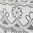 thumbnail image 6 of Elegant White Lace Jacquard Small Square Tablecloth for End Side Coffee Table Cover Home Decoration 35.4x35.4 Inch, 6 of 6