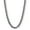 Gunmetal, variant on Invicta Jewelry Men's Beveled Edge Rectangular Link Chain Necklace (8.5mm) - 24"