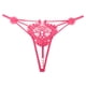 thumbnail image 1 of Gibobby Ropa Interior para Mujer Tanga masaje con perlas corte abierto para mujer （Rosa，Talla única), 1 of 4
