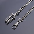 thumbnail image 2 of Classic Silver Plated Pocket Watch Chain key Chain, 2 of 8