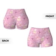 thumbnail image 5 of Lsque Butterfly 1 Pattern High Waisted Biker Shorts for Women-Tummy Control Fitness Athletic Workout Running Yoga Gym Shorts,Moisture-Wicking-XX-Large, 5 of 9