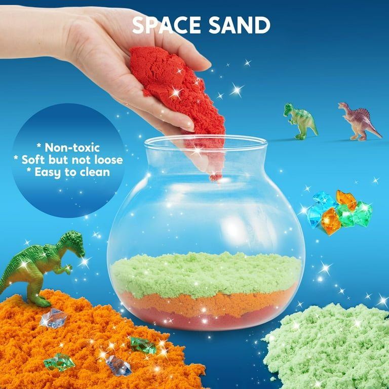 Klever Kits Dinosaur Crystal Terrarium Crafts Kit for Kids with
