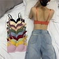 thumbnail image 5 of Ropa interior sujetador Multicolor de una pieza cómodo brillante sin costuras pequeños pechos Push Up Top soporte sin anillo de acero ropa interior cómoda mujeres Top Bott delgado, 5 of 5