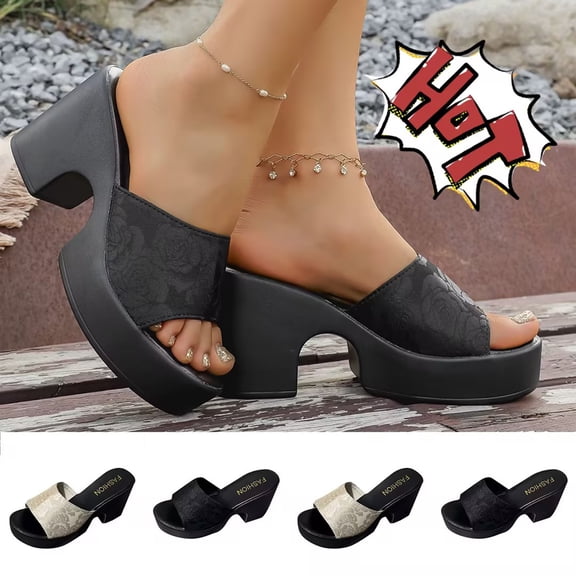 Taqqpue Wedge Sandals for Women , Dressy Summer Wedges Sandal Office Breathable Dress Shoes Casual Hollow Out Open Toe Low Heel Comfortable Sandal Work Sandals for Women