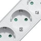 thumbnail image 4 of Regleta de enchufes - Interruptor de cable con enchufe extraplano / Toma múltiple con protección para niños / Regleta de conectores con enchufe plano Xemadio 2035613-5, 4 of 8