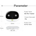 thumbnail image 2 of 4G Pet Tracker, Rechargeable GPS Wireless Pet Fence, 3 Tracking Ways, 100m WiFi Positioning Accuracy, IP67 Waterproof, Low Battery Alarm, for Medium Small Dogs, 2 of 7