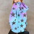 thumbnail image 5 of XXWXYD Teen Girls Hooded Sweatshirt Cute Star Graphic 𝖸𝟤𝖪 Oversized Pullover Top Trendy 𝖯reppy Clothes Fall Winter, 5 of 5