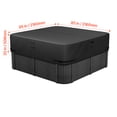 thumbnail image 5 of VEVOR Outdoor Hot Tub Cover, 85 x 85 x 20 Inch Weatherproof and Waterproof Hot Tub Cover Protector, 600D Heavy Duty Oxford Fabric and 950N Tearing Strength, Square Spa Covers for Hottub, Black, 5 of 9