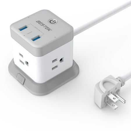 Smart WiFi Power Strip, by BESTEK Remote Control Vertical ...