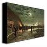 Trademark Fine Art "In Peril" Canvas Wall Art by John Atkinson Grimshaw