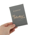 thumbnail image 3 of Unique Bargains 1 Pc Passport Holder Letters Design Passport Sleeve Gray, 3 of 5