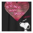 thumbnail image 3 of Playera Snoopy para Mujer, Cuello Redondo Manga Corta Negro Talla M, 3 of 4