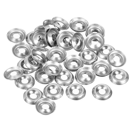 

#4 304 Stainless Steel Cup Washer Countersunk for Screw Bolt 100pack