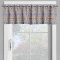thumbnail image 4 of Ambesonne Ethnic Valance & Curtain, Pastel Vintage Geometric Art, 55"x36", Multicolor, 4 of 7