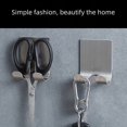 thumbnail image 4 of 1pc, Stainless Steel Shaver Hanger Holder, Bathroom Punch-free Razor Storage Rack, Multifunctional Hanging Storage Hook, 4 of 5