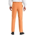 thumbnail image 3 of Lars Amadeus Dress Pants for Men's Slim Fit Flat Front Business Suit Chino Trousers, 3 of 5