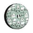 thumbnail image 1 of Fotbe Puppy Funda de Llanta de Repuesto con Estampado, Engrosada, Ajuste Universal para Jeep, Remolque, RV, SUV, Camión-14 inch, 1 of 6