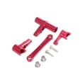 thumbnail image 2 of guohui RC Car Steering Assembly RC Car Steering Parts for Wltoys 1/10 104009 104018 Red, 2 of 6