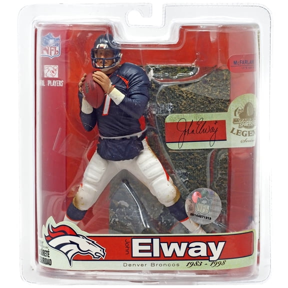 McFarlane NFL Sports Picks Legends Series 3 John Elway Action Figure (Blue Jersey)