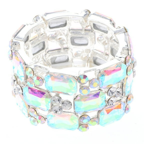Crystal Rhinestone Stretch Bracelet