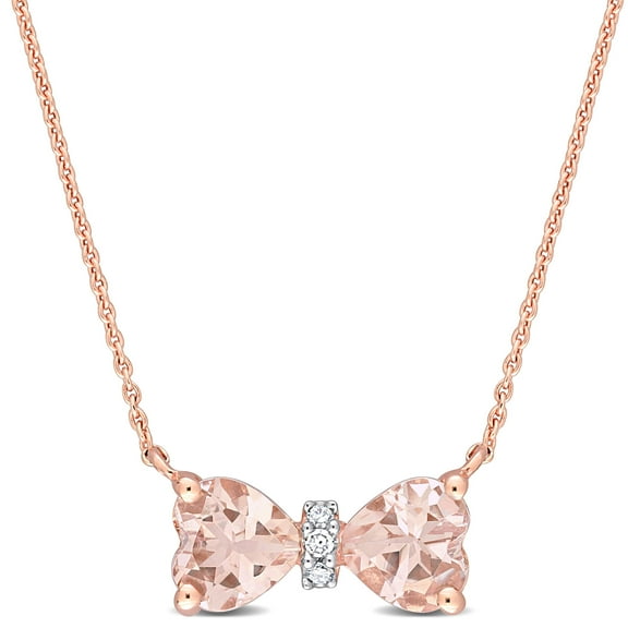 Everly Women's Morganite 10k Rose Gold Necklace