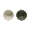 thumbnail image 2 of Creative Co-Op Round Stoneware Berry Bowls with Spouts & Reactive Glaze Finishes (Set of 2 Colors), 2 of 3