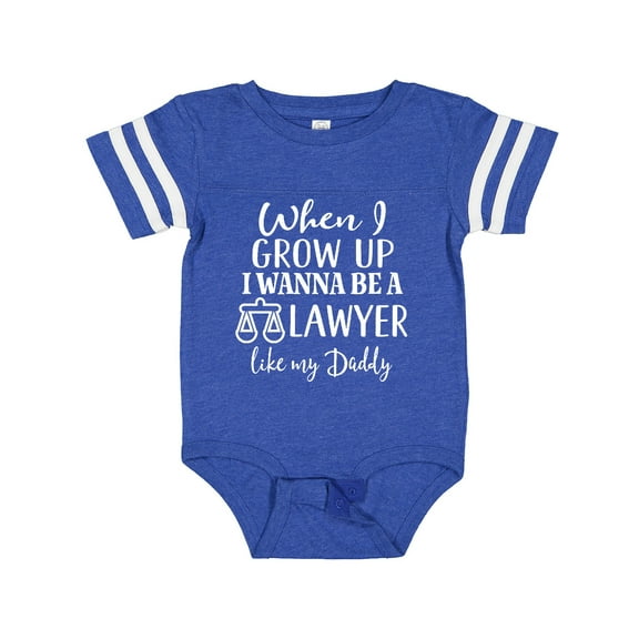 Inktastic Future Lawyer Like Daddy Boys or Girls Baby Bodysuit