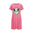thumbnail image 5 of WJHWSX Nightgowns for Women,Womens Nightgown,Comfort Fit,Moisture Wicking,Printed,Hot Pink,XL(US:10), 5 of 5