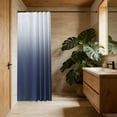 thumbnail image 6 of Waterproof Shower Curtain Polyester Bathroom Decor Gradient Modern Design Fabric Liner with Grommets for Bathtub and Shower Stall, Moisture Resistant Quick Dry Bath Curtain, 6 of 7