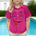 thumbnail image 6 of Piuwrlz 6 Years Boys Short polo Sleeve Toddler Funny Graphic Shirts Tops Pocket Pullover T Shirts Hot Pink Size 6 Years, 6 of 9
