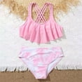 thumbnail image 3 of GYRATEDREAM Mother Daughter Swimwear Family Matching Girls Swimsuit Women Bikini Set, 3 of 7