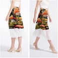 thumbnail image 4 of Mushroom Chic Chiffon Beach Dresses - Women's Summer Dresses for the Beach, 4 of 6