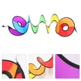 thumbnail image 5 of 3 piezas colgante espiral arcoíris viento molino de viento giratorio colorido viento tienda de campaña jardín decoración de césped al aire libre, 5 of 5
