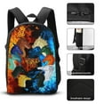 thumbnail image 3 of Wings of Fire Backpack Set 3-in-1, Backpack with Lunch Bag And Pencil Case, Large Capacity Book Bag with Lunch Box And Pencil Case Pouch, 17 Inch, 3 of 9