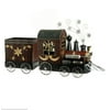41" Brown and Black Country Rustic Locomotive Train Christmas Decoration