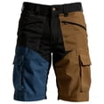 thumbnail image 4 of Purcolt Men's Hiking Cargo Shorts Color Block Quick Dry Lightweight Waterproof Work Shorts for Golf Travel Fishing Casual with 6 Pockets, 4 of 4