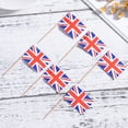 thumbnail image 2 of CIMAXIC 200 Pcs Drapeaux Cure-Dents Fête Festif Drapeaux Cure-Dents Gâteau Drapeaux Décoratifs Décorations de Gâteau,1.38"X0.98"X0.04 Pouces, 2 of 5