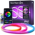 thumbnail image 1 of Zshan Neon LED Strip Light 3m, RGB LED Strip Light with APP Control, Multicolor Segmentable Color Changing Light for Bedroom Ceiling Strip, 1 of 4